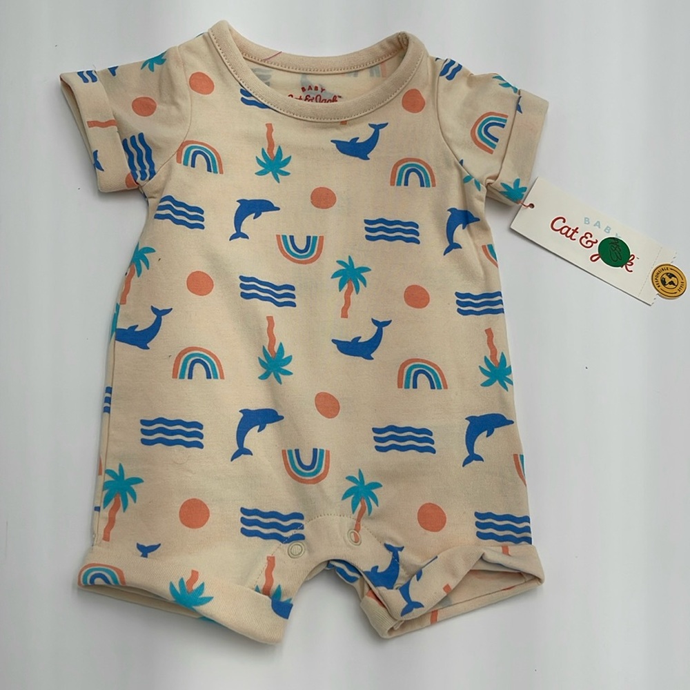 Baby Cat & Jack Newborn Romper